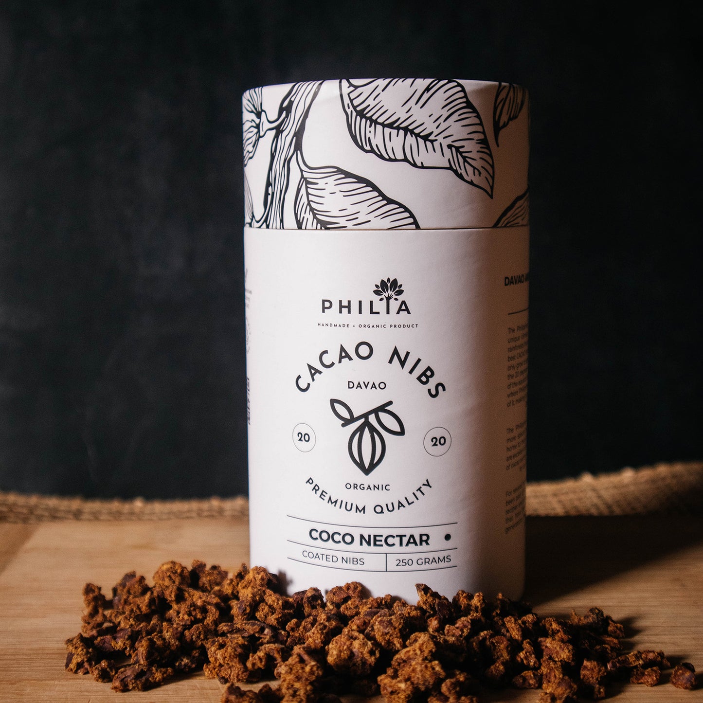Mindanao - Coco Nectar Coated Cacao Nibs